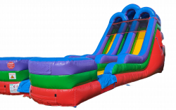 18'  Dual Lane Water Slide